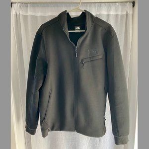 Men's XL North Face black zip up jacket, gently used